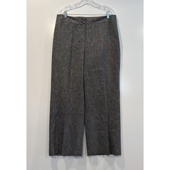 Ann Taylor Loft Linen Wide Leg Pants Womens Size 12‎ (11) - Picture 1 of 4